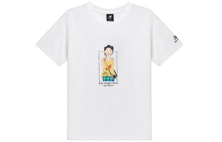 New Balance T Shirts Women s White Crew Neck Moderate Straight Fit AWT12326-WT M
New Balance T Shirts Women s White Crew Neck Moderate Straight Fit AWT12326-WT M