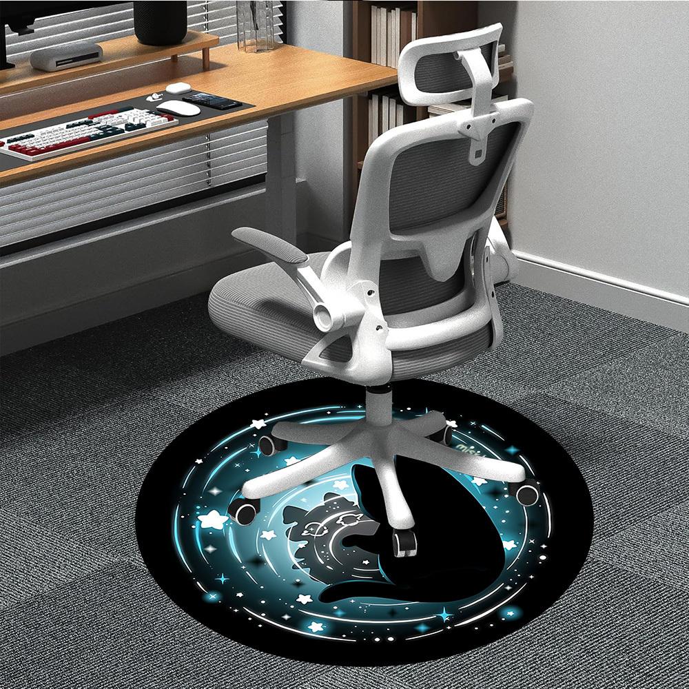 1pc Cat Space Office Round Area Rug, Indoor Mat Suitable For Office, Under Office Chairs Bedroom Living Room Home Decor, Room Deco012 80cm by 80cm
1pc Cat Space Office Round Area Rug, Indoor Mat Suitable For Office, Under Office Chairs Bedroom Living Room Home Decor, Room Deco012 80cm by 80cm