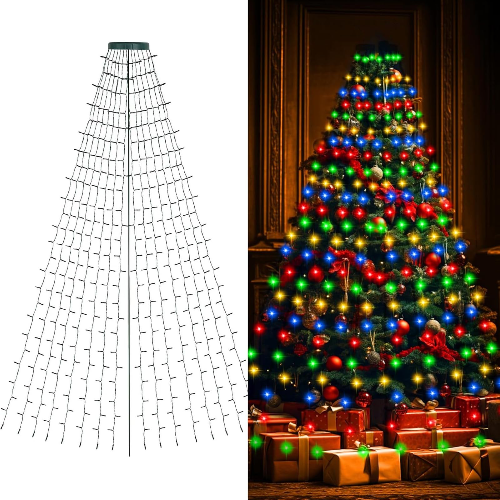 Gfoxmall Гирлянды-сетки для дерева 2 м, 16 нитей / 400 светодиодов, USB, Водонепроницаемые с таймером (RIV001)
Gfoxmall Гирлянды-сетки для дерева 2 м, 16 нитей / 400 светодиодов, USB, Водонепроницаемые с таймером (RIV001)