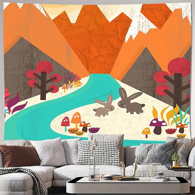 Nature Forest Tapestry Woodland Animals Deer Fox Rabbit Wall Hanging Room Decor Aesthetic Hippie Dorm Wall Art Home Decoration G 74x94cm(29x37in)
Nature Forest Tapestry Woodland Animals Deer Fox Rabbit Wall Hanging Room Decor Aesthetic Hippie Dorm Wall Art Home Decoration G 74x94cm(29x37in)