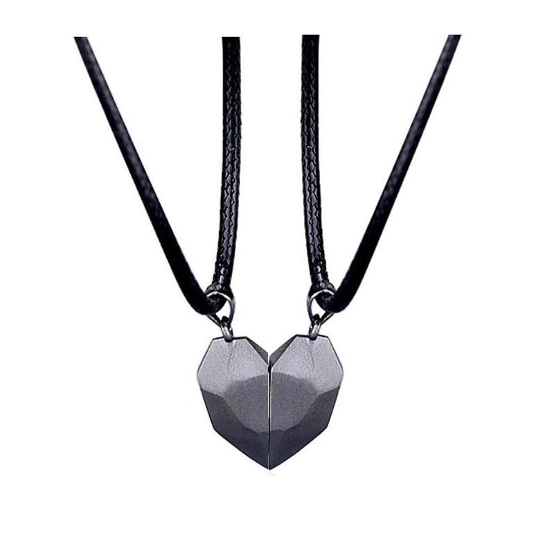 Good Simple Quality Couple Pendant Necklace Electrocardiogram,Magnetic Heart,Pendant Splicing Necklace Valentine s Day Gifts
Good Simple Quality Couple Pendant Necklace Electrocardiogram,Magnetic Heart,Pendant Splicing Necklace Valentine s Day Gifts