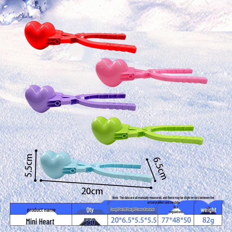 Детский инструмент для игры в снежки: Набор клипс для снежков и песочных форм
Детский инструмент для игры в снежки: Набор клипс для снежков и песочных форм