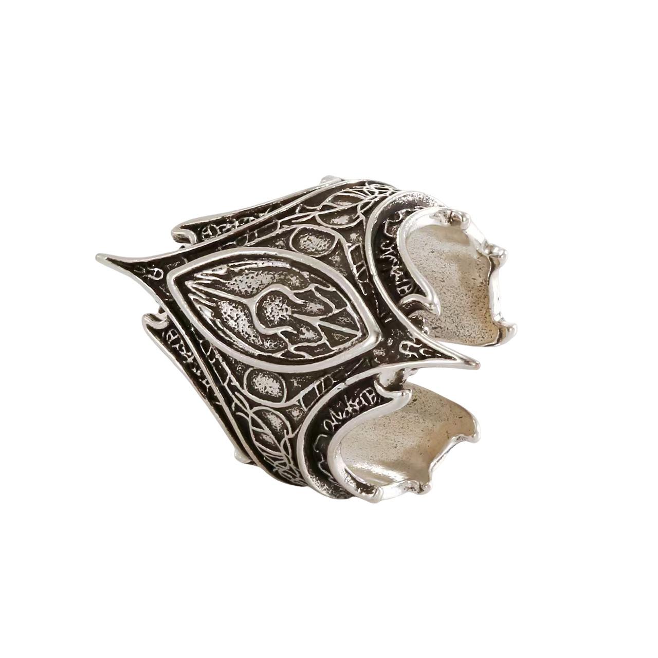 Gothic Vintage Adjustable Open Ring Dark Classic Creative Holiday Gift adjustable opening античний срібного кольору
Gothic Vintage Adjustable Open Ring Dark Classic Creative Holiday Gift adjustable opening античний срібного кольору