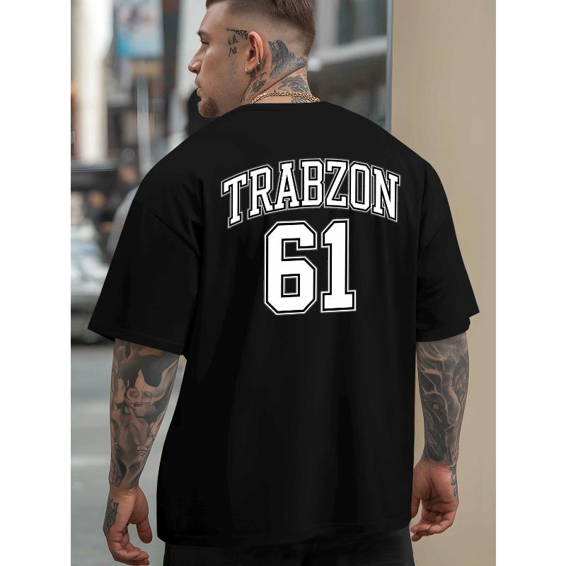 European Size Men s White Oversized T-Shirt - Breathable Summer Short Sleeve Tee with Number 61 Back Print, Turkish Fan Apparel, Casual Loose Top XL чорний
European Size Men s White Oversized T-Shirt - Breathable Summer Short Sleeve Tee with Number 61 Back Print, Turkish Fan Apparel, Casual Loose Top XL чорний