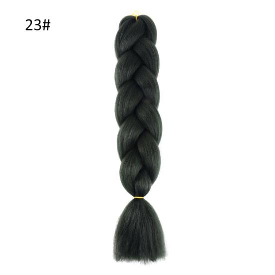 Однотонне синтетичне нарощене волоссяАфриканські косички, в’язані гачком, плетіння хвоста 23#
Однотонне синтетичне нарощене волоссяАфриканські косички, в’язані гачком, плетіння хвоста 23#