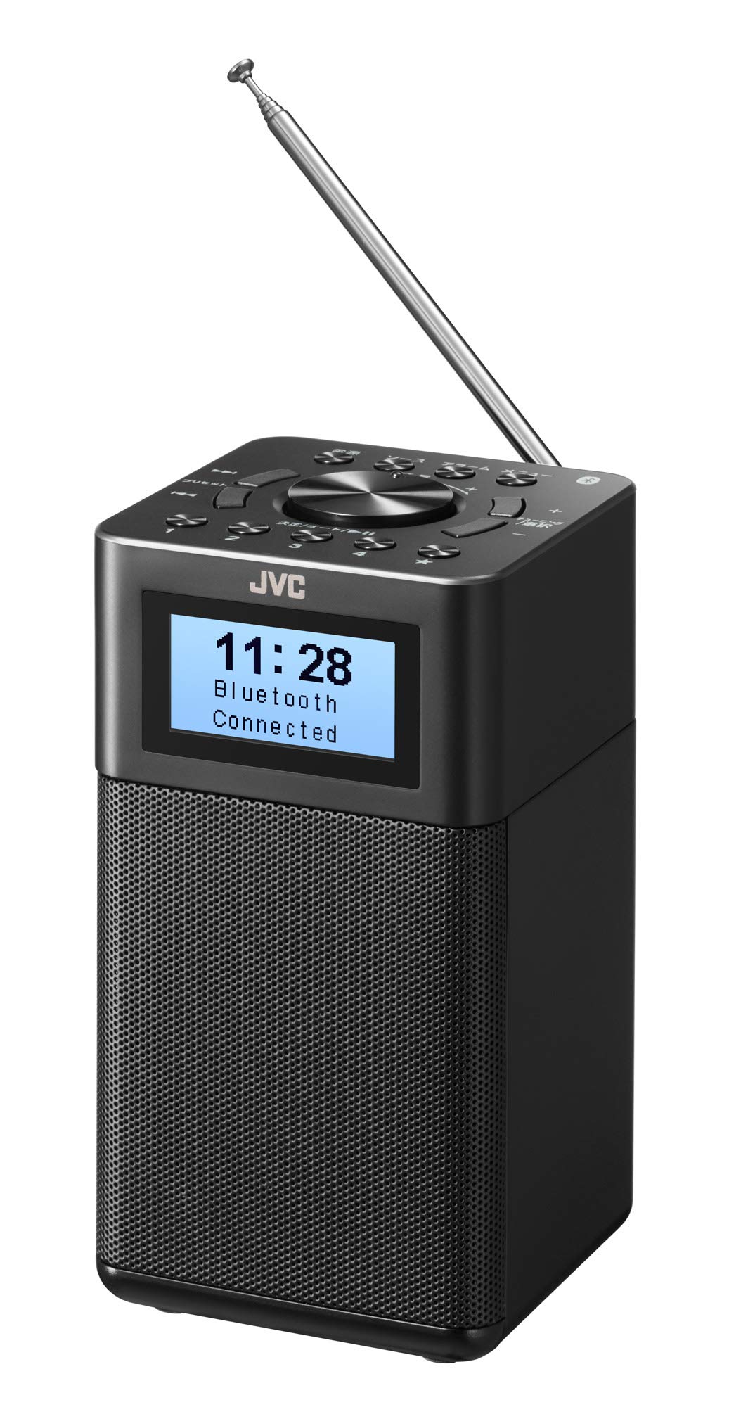 JVC Kenwood JVC Compact Tabletop Radio Wide FM Compatible Battery Dual Power Supply Black RA-C80BT-B Bluetooth® AC/Dry
JVC Kenwood JVC Compact Tabletop Radio Wide FM Compatible Battery Dual Power Supply Black RA-C80BT-B Bluetooth® AC/Dry