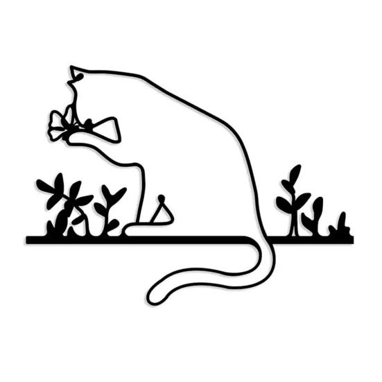 Metal Drinking Coffee Wall Decoration Modern Minimalist Abstract Black Cat Butterfly Wall Art Living Room Cafe Coffee Corner Wall Hanging Ornament B
Metal Drinking Coffee Wall Decoration Modern Minimalist Abstract Black Cat Butterfly Wall Art Living Room Cafe Coffee Corner Wall Hanging Ornament B