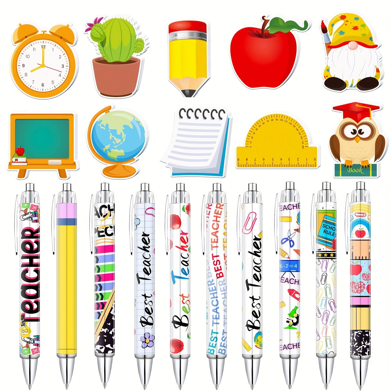 20 Pcs Teacher Ballpoint Pens and Sticky Notes Set for School Season Teacher Appreciation Week Gifts for Teachers and Colleagues
20 Pcs Teacher Ballpoint Pens and Sticky Notes Set for School Season Teacher Appreciation Week Gifts for Teachers and Colleagues