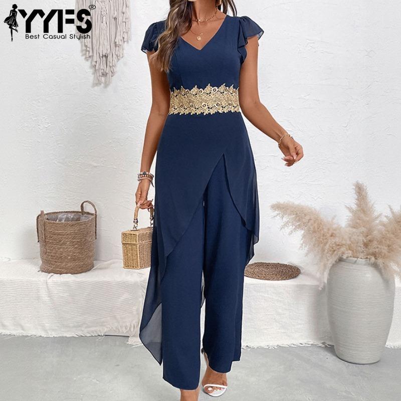 YYFS Women s Fashion Casual Summer Spring Solid Color Print Short Sleeve V-Neck High Waist Trousers Jumpsuits & Rompers S синій
YYFS Women s Fashion Casual Summer Spring Solid Color Print Short Sleeve V-Neck High Waist Trousers Jumpsuits & Rompers S синій