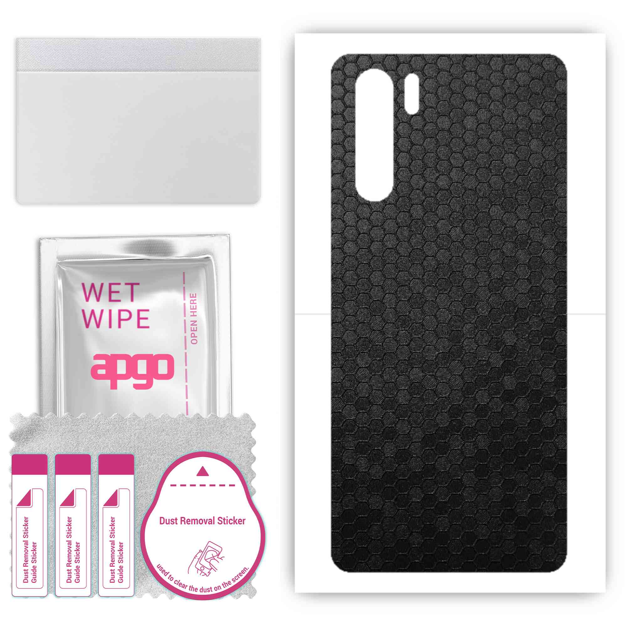 apgo Protective Skin Sticker for the back compatible with Oppo Reno3, Wrap Film, Foil, Vinyl - Pattern Black Honeycomb
apgo Protective Skin Sticker for the back compatible with Oppo Reno3, Wrap Film, Foil, Vinyl - Pattern Black Honeycomb