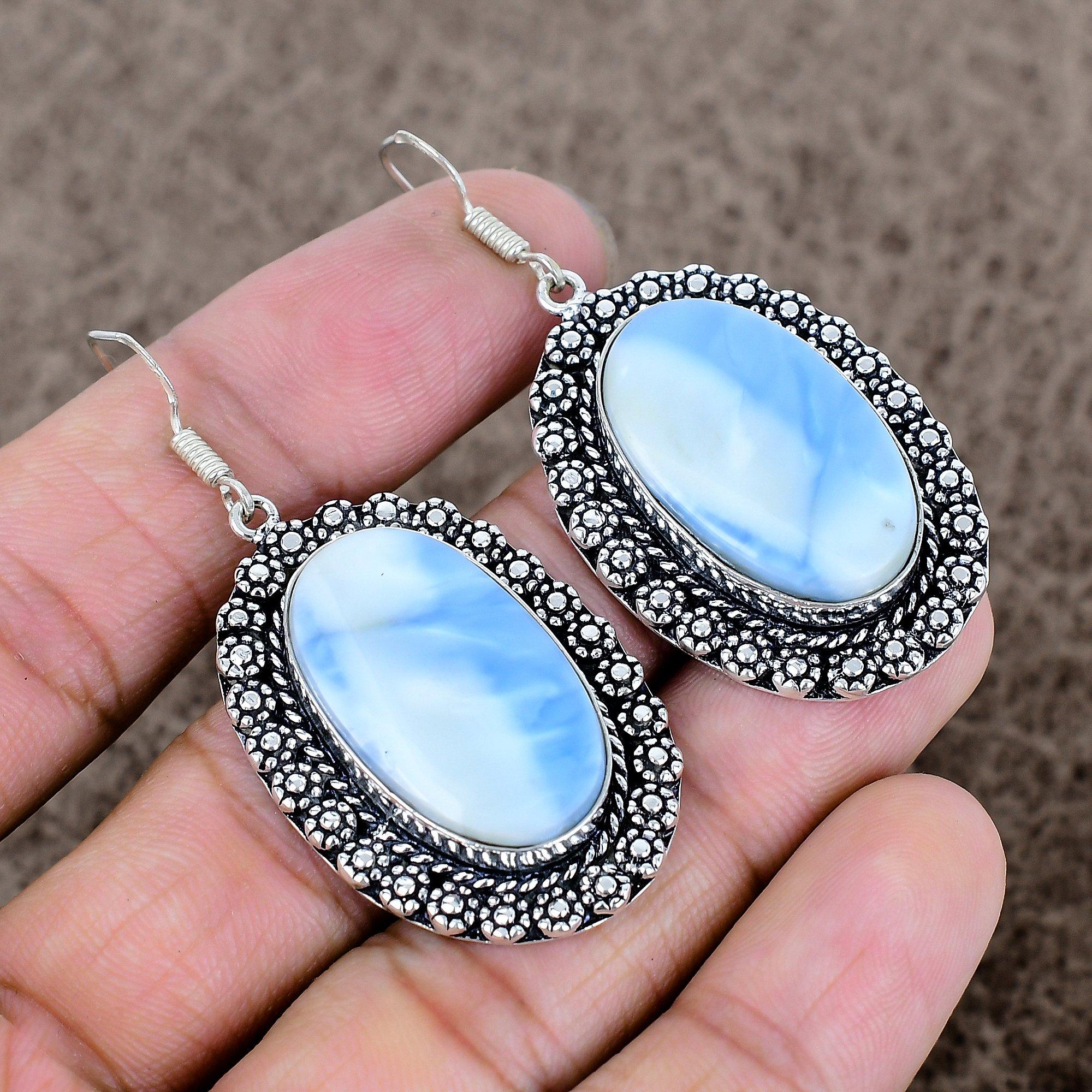 Owhyee Opal Gemstone Handmade 925 Sterling Silver Jewelry Earring 2.21 KKG-671
Owhyee Opal Gemstone Handmade 925 Sterling Silver Jewelry Earring 2.21 KKG-671