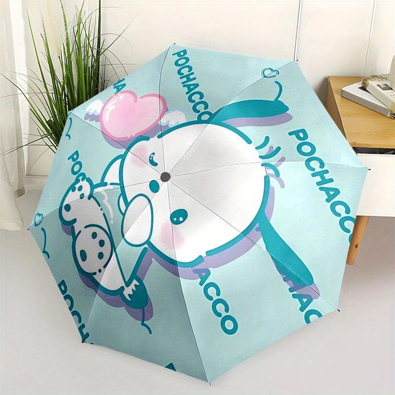 Pochacco,Sanrio Automatic opening and closing folding umbrella with 8 rib frame and compact travel design,perfect for all occasions | Styl
Pochacco,Sanrio Automatic opening and closing folding umbrella with 8 rib frame and compact travel design,perfect for all occasions | Styl