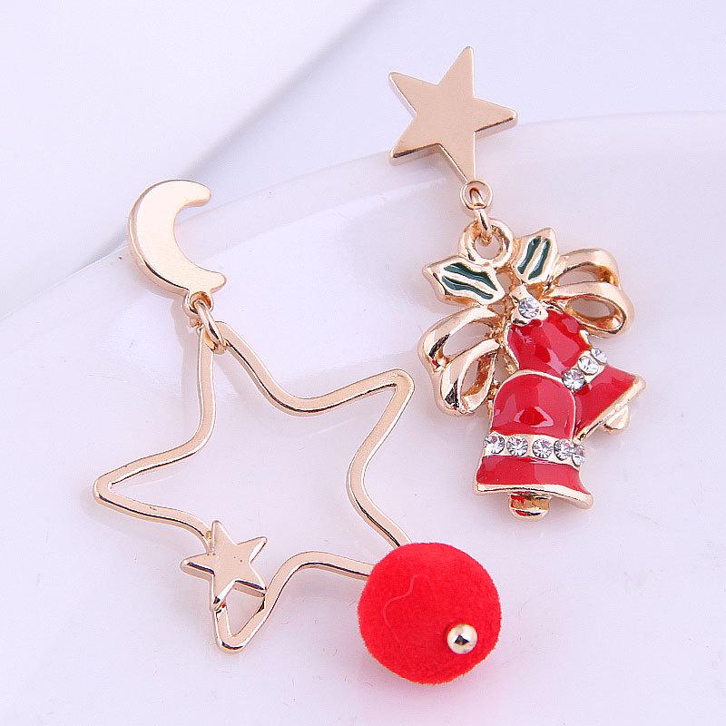 Korean Fashion Asymmetrical Star & Christmas Tree Stud Earrings
Korean Fashion Asymmetrical Star & Christmas Tree Stud Earrings