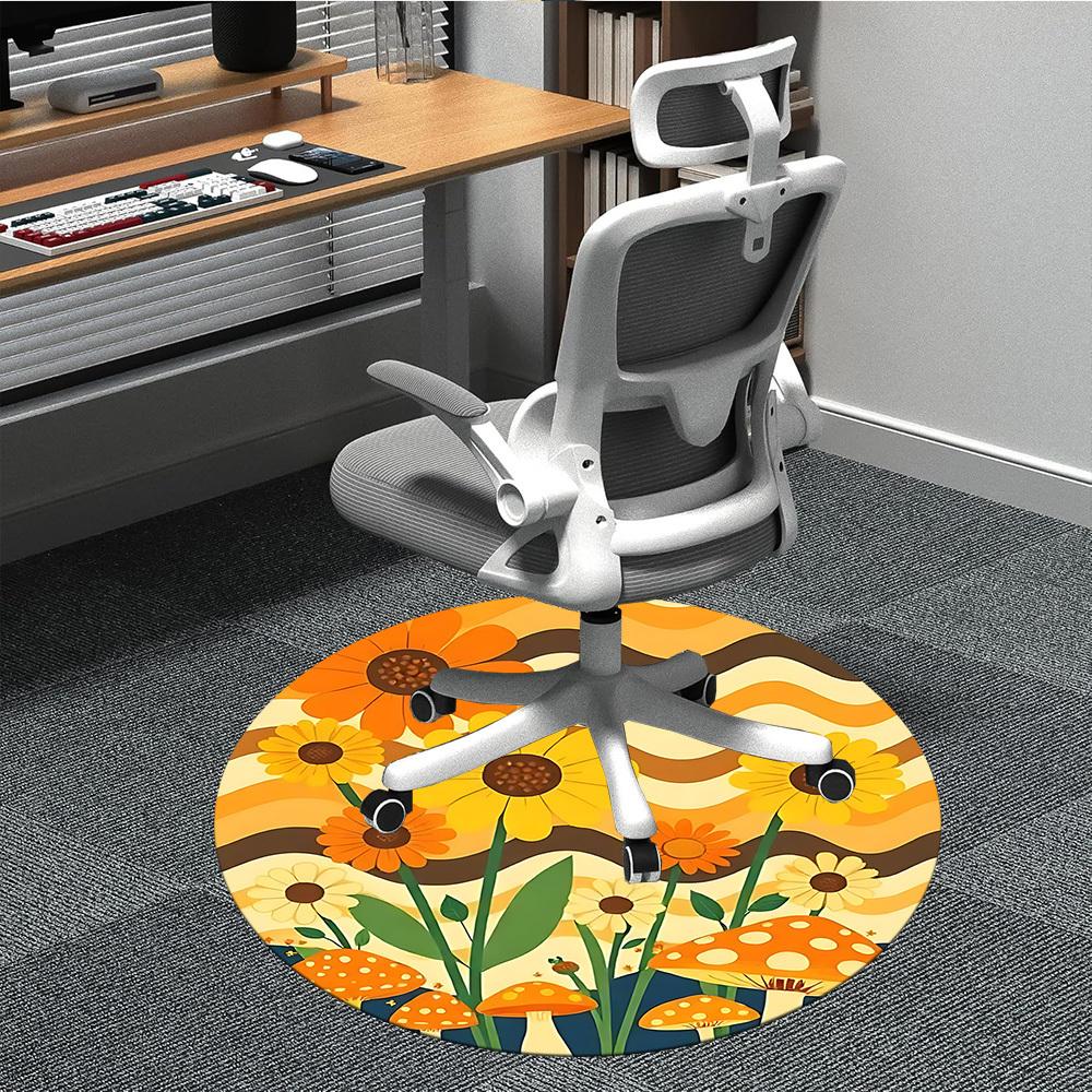 1pc Flower Mushroom Office Round Area Rug, Indoor Mat Suitable ForOffice, Under Office Chairs Bedroom Living Room Home Decor, Room Deco, D091 80cm by 80cm
1pc Flower Mushroom Office Round Area Rug, Indoor Mat Suitable ForOffice, Under Office Chairs Bedroom Living Room Home Decor, Room Deco, D091 80cm by 80cm
