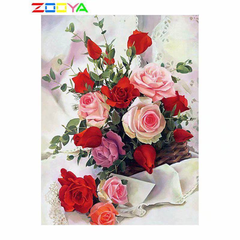ZOOYA 5D DIY Алмазная картина Цветок Наборы для вышивки крестиком Алмазная вышивка Роза Полный квадратный дрель Алмазная мозаика Домашний декор
ZOOYA 5D DIY Алмазная картина Цветок Наборы для вышивки крестиком Алмазная вышивка Роза Полный квадратный дрель Алмазная мозаика Домашний декор