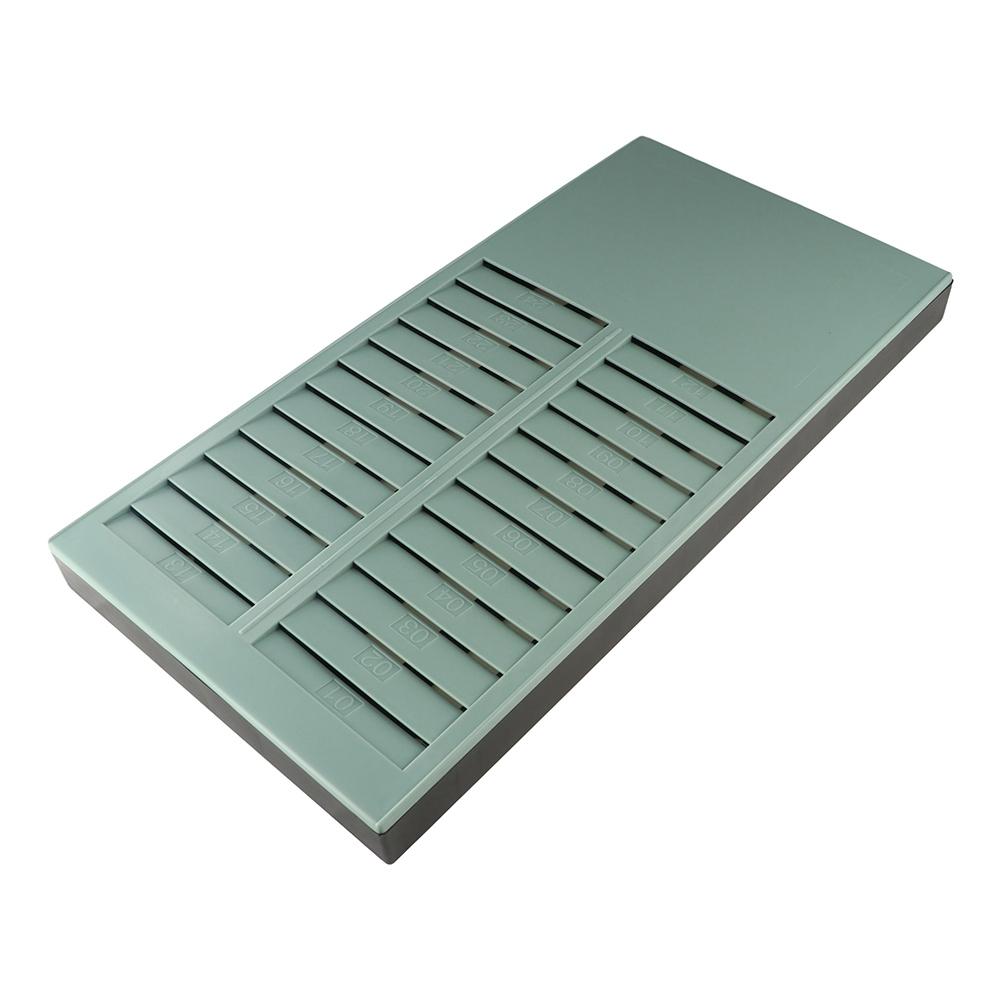 24 Slots Time Card Rack Wall Mounted Time Payroll Recorder Time Card Organizer Holder Factories сірий колір
24 Slots Time Card Rack Wall Mounted Time Payroll Recorder Time Card Organizer Holder Factories сірий колір