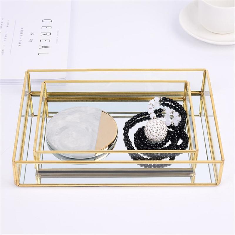 Северный ретро хранения Tray Золото Rectangle Стекла Макияж Организатор Tray Десерт Плита Украшения Дисплей Главная Кухня Декор
Северный ретро хранения Tray Золото Rectangle Стекла Макияж Организатор Tray Десерт Плита Украшения Дисплей Главная Кухня Декор