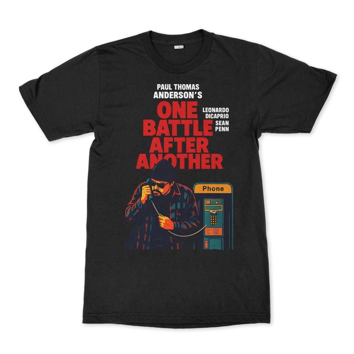 One Battle After Another 2025 Movie 100% Cotton T-shirt Mens Tees Top 4XL
One Battle After Another 2025 Movie 100% Cotton T-shirt Mens Tees Top 4XL
