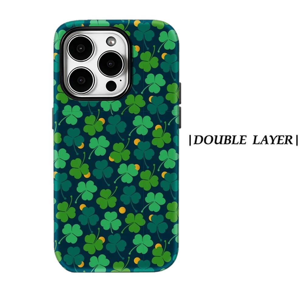 Clover Luck Phone Case for IPhone 17 16 15 14 13 Pro Max Plus for Magnetic Single Double-layer Tough Case IPHONE14PRO
Clover Luck Phone Case for IPhone 17 16 15 14 13 Pro Max Plus for Magnetic Single Double-layer Tough Case IPHONE14PRO