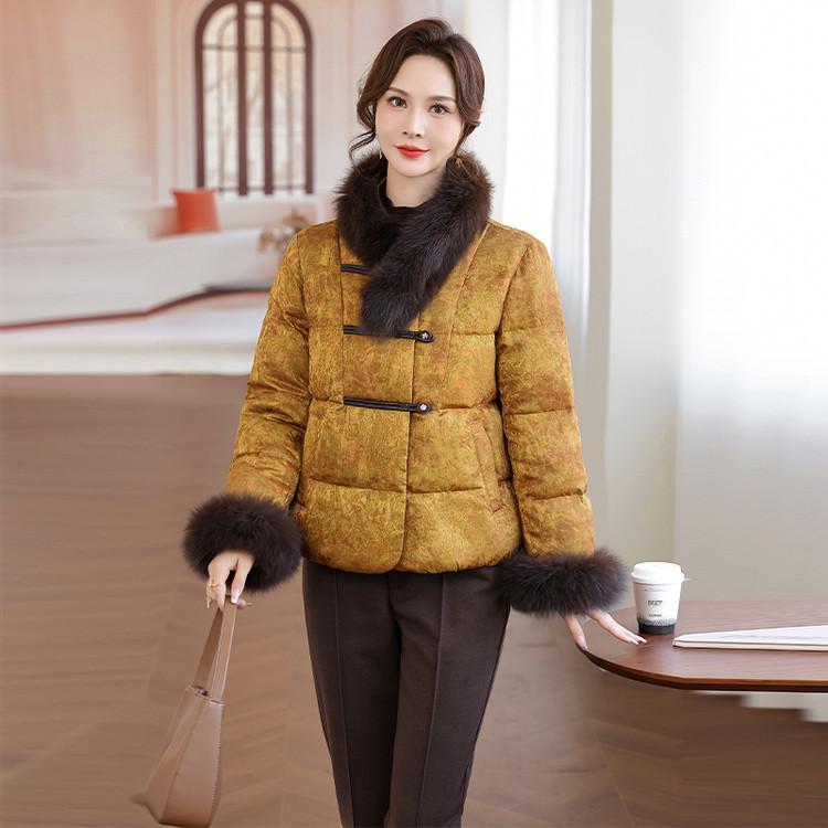Fox Fur Thickened Down Jacket for Middle-Aged Women XL рожевий/квітковий
Fox Fur Thickened Down Jacket for Middle-Aged Women XL рожевий/квітковий