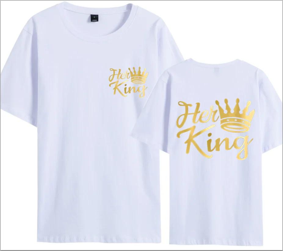 Couples Oversized King And Queen TShirts Harajuku Style Various Colors Available Unisex Women Matching Tshirts Modal fabric S
Couples Oversized King And Queen TShirts Harajuku Style Various Colors Available Unisex Women Matching Tshirts Modal fabric S