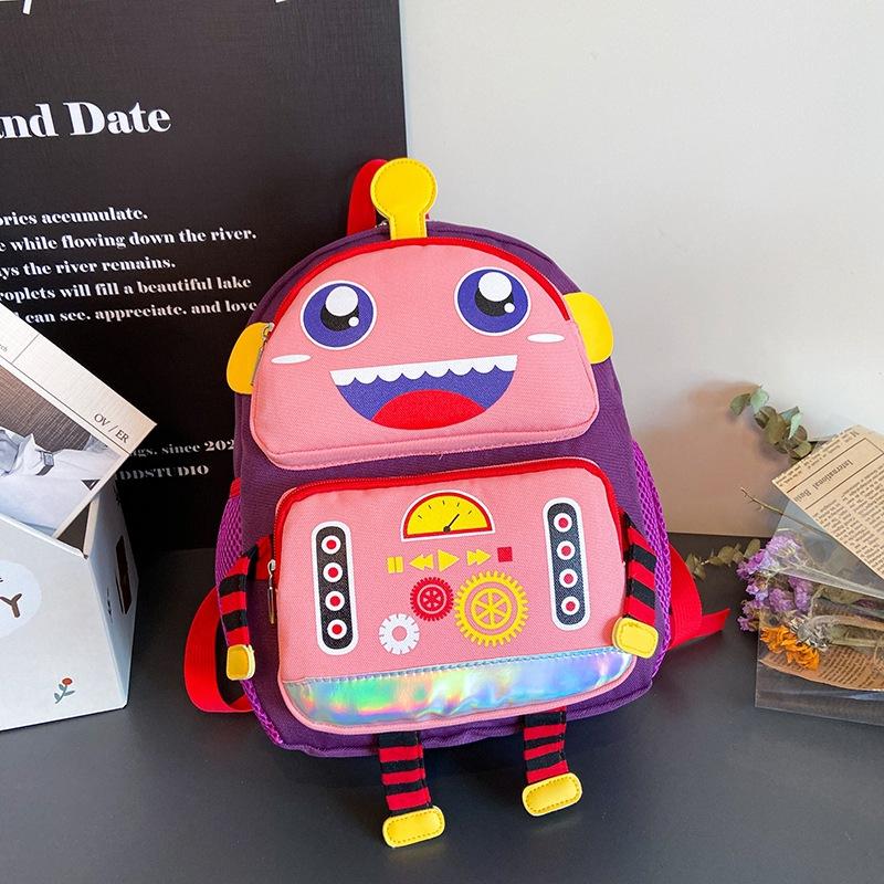 New trendy robot cute cartoon children trendy cool backpack Korean kindergarten book kindergarten student bag розовый
New trendy robot cute cartoon children trendy cool backpack Korean kindergarten book kindergarten student bag розовый