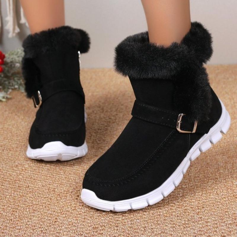 Large Size Fleece Lined Flat Bottom Snow Boots Thick Warm Short Boot Pure Color Winter New Style Women s Comfortable Shoes 43 чорний
Large Size Fleece Lined Flat Bottom Snow Boots Thick Warm Short Boot Pure Color Winter New Style Women s Comfortable Shoes 43 чорний