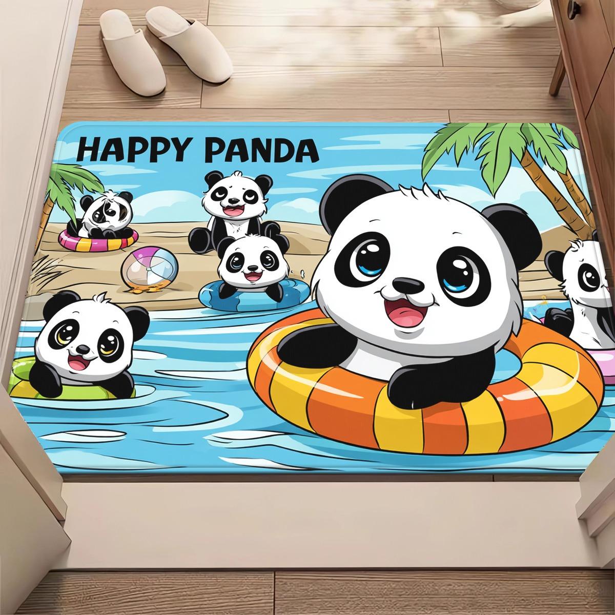 1pc Happy Panda Swim Ring HD Printed Doormat Non-Slip Absorbent Microfiber Rug for Bathroom Bedroom Outdoor 40x60cm
1pc Happy Panda Swim Ring HD Printed Doormat Non-Slip Absorbent Microfiber Rug for Bathroom Bedroom Outdoor 40x60cm