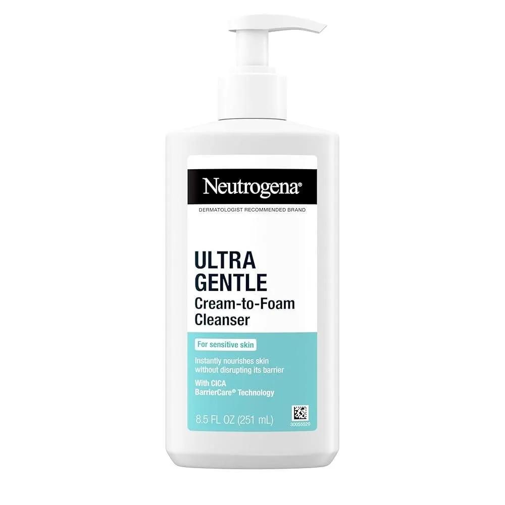 Neutrogena Ultra Gentle Cream-to-Foam Cleanser 251ml
Neutrogena Ultra Gentle Cream-to-Foam Cleanser 251ml