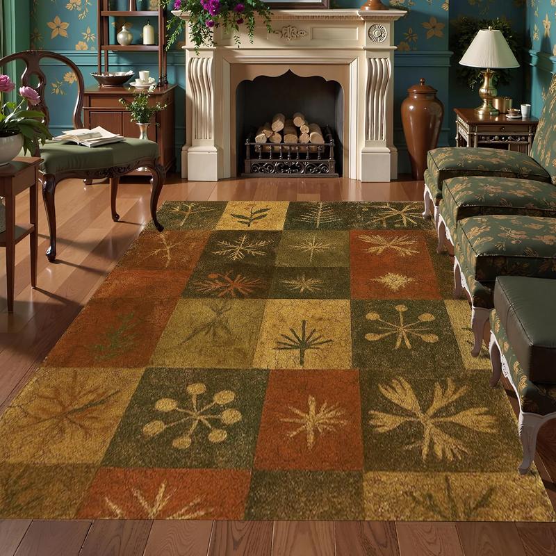 Anti Slip Point Plastic Bottom Carpet Home Patchwork Grid Retro Pattern Multifunctional Style Living Room Carpet Easy To Clean 40X60cm
Anti Slip Point Plastic Bottom Carpet Home Patchwork Grid Retro Pattern Multifunctional Style Living Room Carpet Easy To Clean 40X60cm