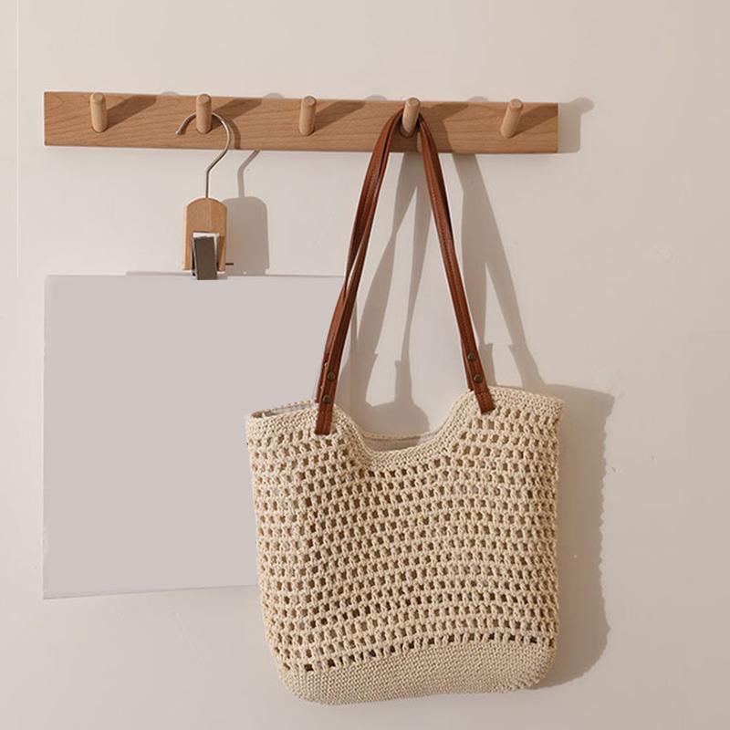 Yogodlns Casual Hollow Crochet Women Shoulder Bags Designer Handbags Woven Large Tote Bag Handmade Summer Beach Purses 40x2x32cm бежевый
Yogodlns Casual Hollow Crochet Women Shoulder Bags Designer Handbags Woven Large Tote Bag Handmade Summer Beach Purses 40x2x32cm бежевый