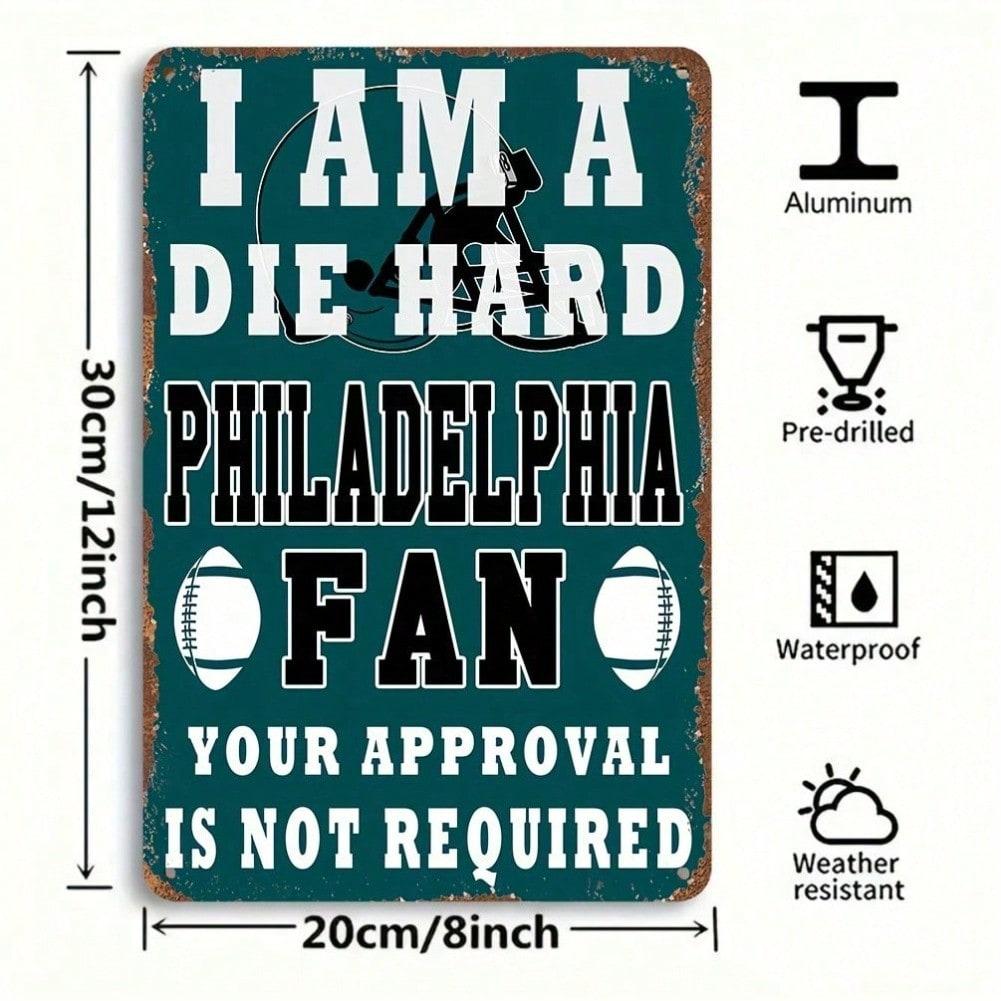 Philadelphia Eagles Vintage Metal Sign 8x12 Inch Football Team Decor Rustic Tin Art 20x30 разноцветный
Philadelphia Eagles Vintage Metal Sign 8x12 Inch Football Team Decor Rustic Tin Art 20x30 разноцветный