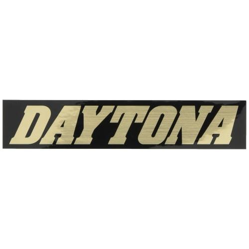 Наклейка с логотипом бренда мотоцикла Daytona квадратная 150 x 30 мм черно-золотые буквы 21273
Наклейка с логотипом бренда мотоцикла Daytona квадратная 150 x 30 мм черно-золотые буквы 21273