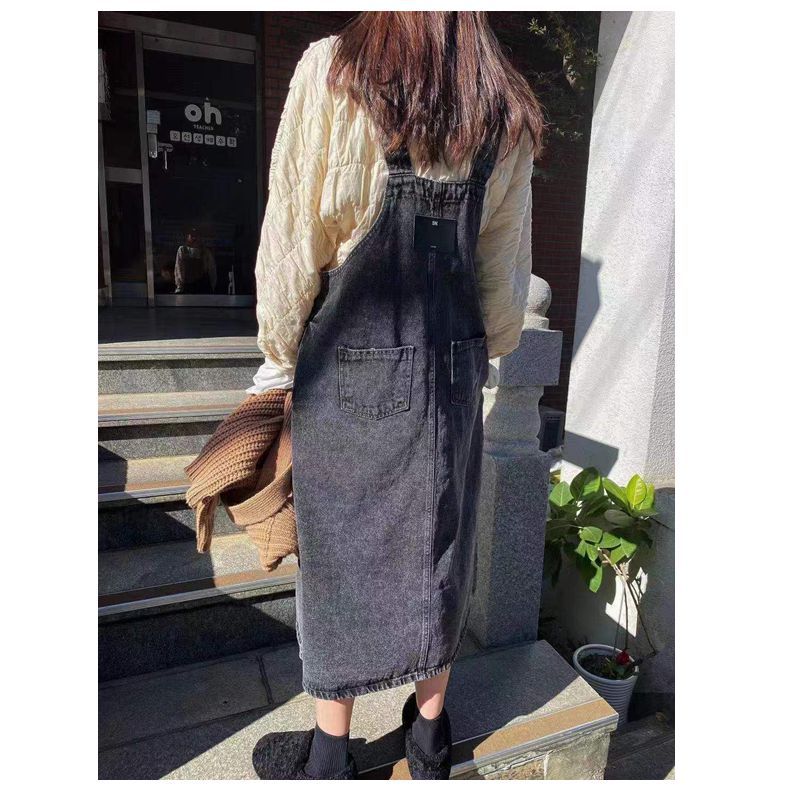 Джинсовая женская одежда Универсальная узкая юбка на бретельках средней длины, повседневная, со средней талией
Джинсовая женская одежда Универсальная узкая юбка на бретельках средней длины, повседневная, со средней талией