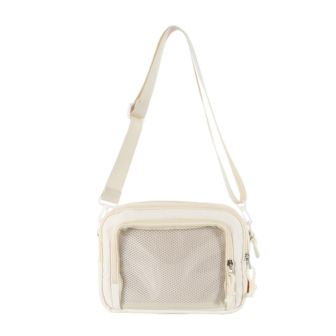 Japanese Style Transparent Shoulder Bag Cute Simple Crossbody Bags for Girls Large Capacity Student Casual Fashi Commuting Bag
Japanese Style Transparent Shoulder Bag Cute Simple Crossbody Bags for Girls Large Capacity Student Casual Fashi Commuting Bag