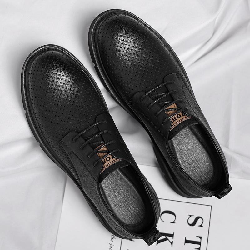 Leather shoes men s British style Korean version low-top tooling shoes youth casual retro trend Martin shoes men 38
Leather shoes men s British style Korean version low-top tooling shoes youth casual retro trend Martin shoes men 38