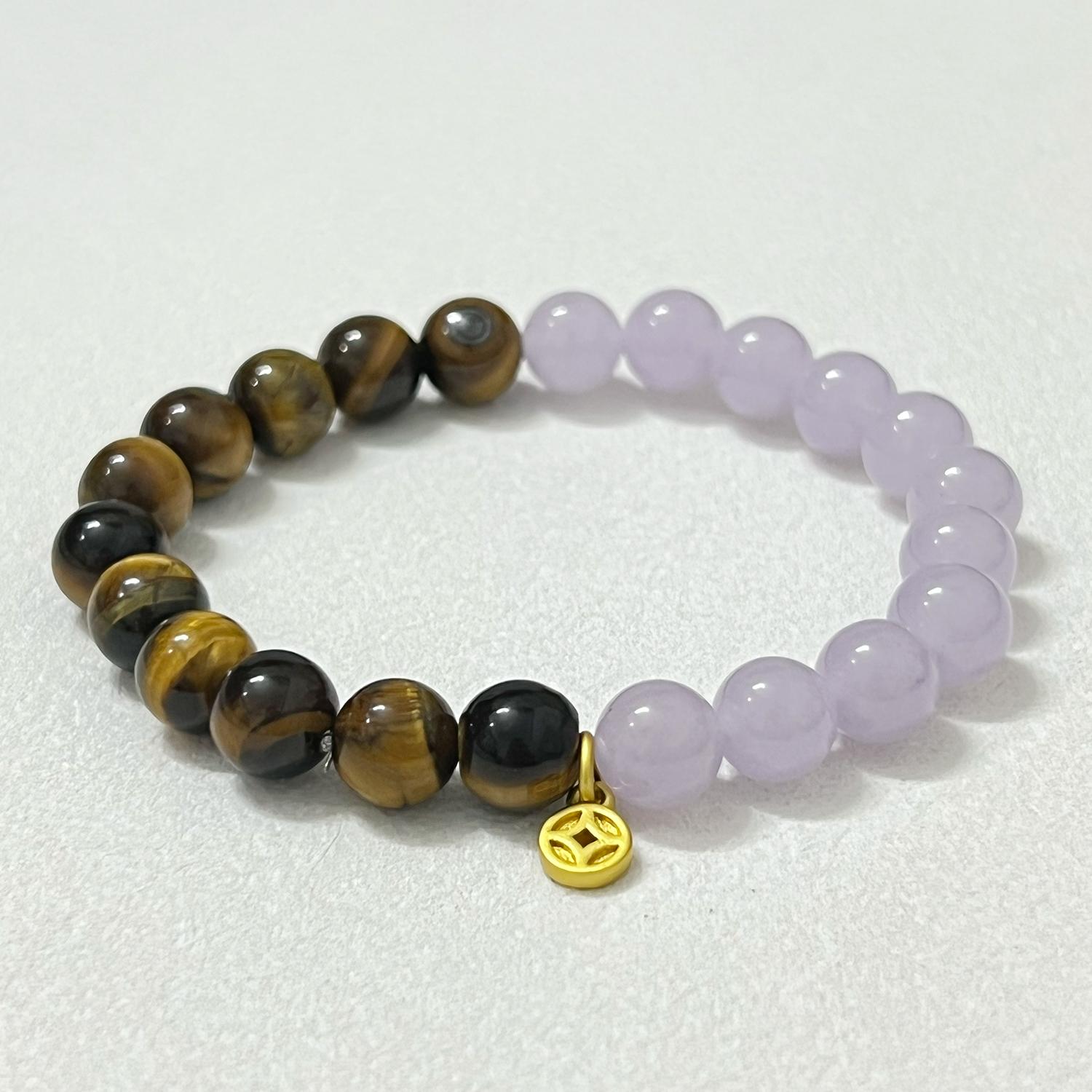 Semi-Precious Gemstone Beaded Bracelets for Women 8mm Natural Tiger Eye Stone Bangle DIY Charms Jewelry Gifts Length 16cm
Semi-Precious Gemstone Beaded Bracelets for Women 8mm Natural Tiger Eye Stone Bangle DIY Charms Jewelry Gifts Length 16cm