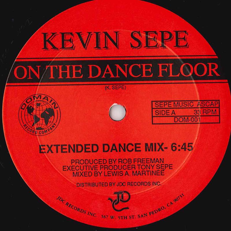 12inch Record KEVIN SEPE - On The Dance Floor DOM001 DOMAIN US Dance & Electronica Used
12inch Record KEVIN SEPE - On The Dance Floor DOM001 DOMAIN US Dance & Electronica Used