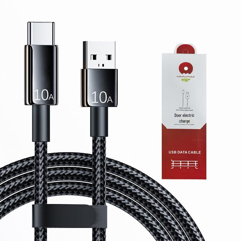 10A 120W Super Fast Charging Braided USB to Type-C Cable for Huawei P70/P80 & Honor 400/80
10A 120W Super Fast Charging Braided USB to Type-C Cable for Huawei P70/P80 & Honor 400/80
