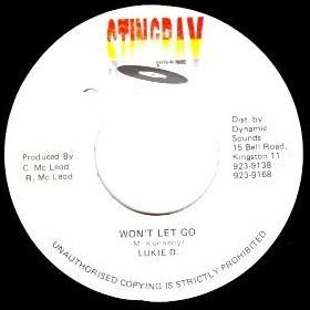 7inch Record LUKIE D - Won t Let Go NONE Stingray Record Jamaica Reggae, Ska & Dub Used
7inch Record LUKIE D - Won t Let Go NONE Stingray Record Jamaica Reggae, Ska & Dub Used