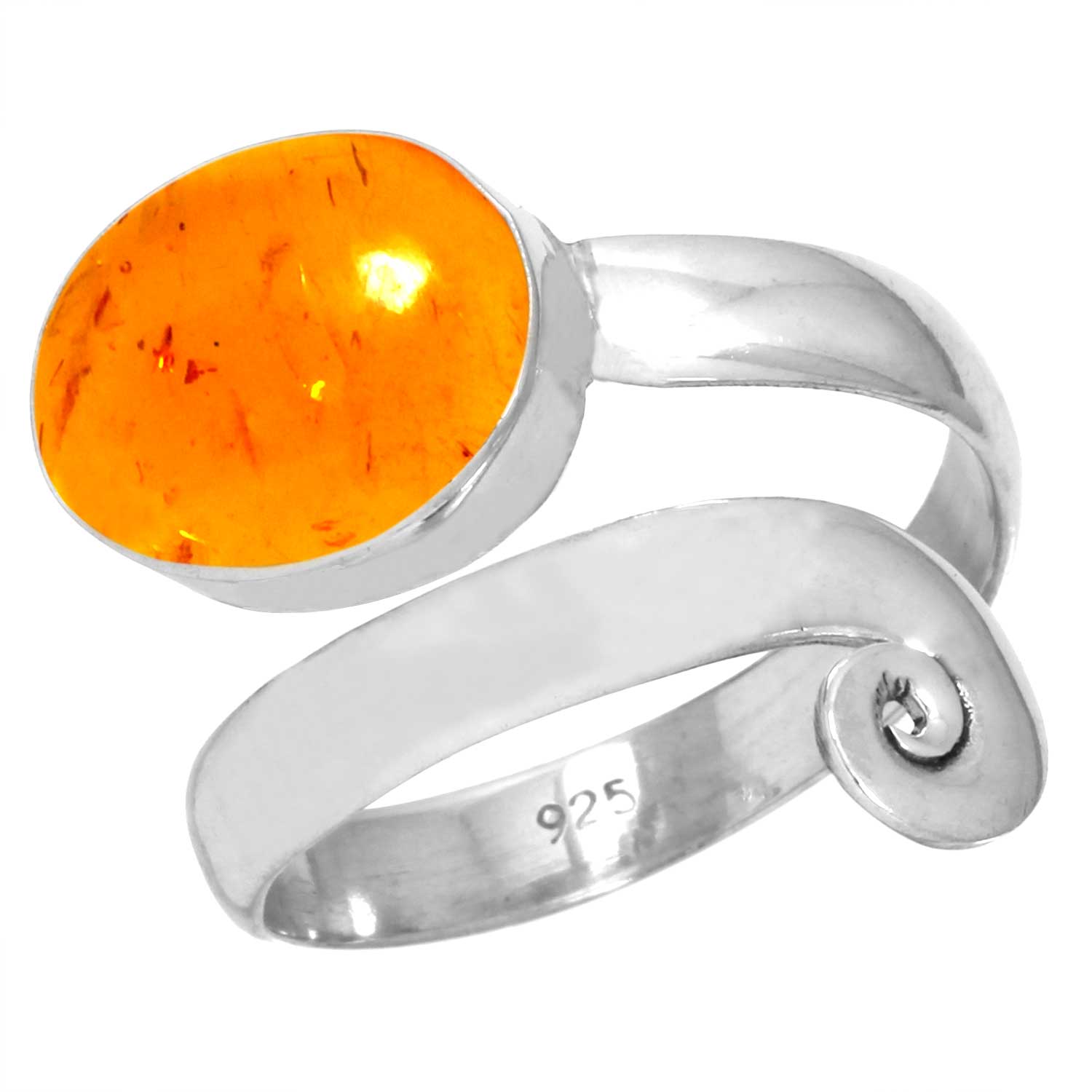 Кольцо из стерлингового серебра 925 пробы с драгоценными камнями, ювелирные изделия ручной работы, подарок на помолвку, янтарь, аметист, черный оникс, сердолик, гранат, кварц, зеленый оникс, золотой камень, бохо 8.5 янтарь