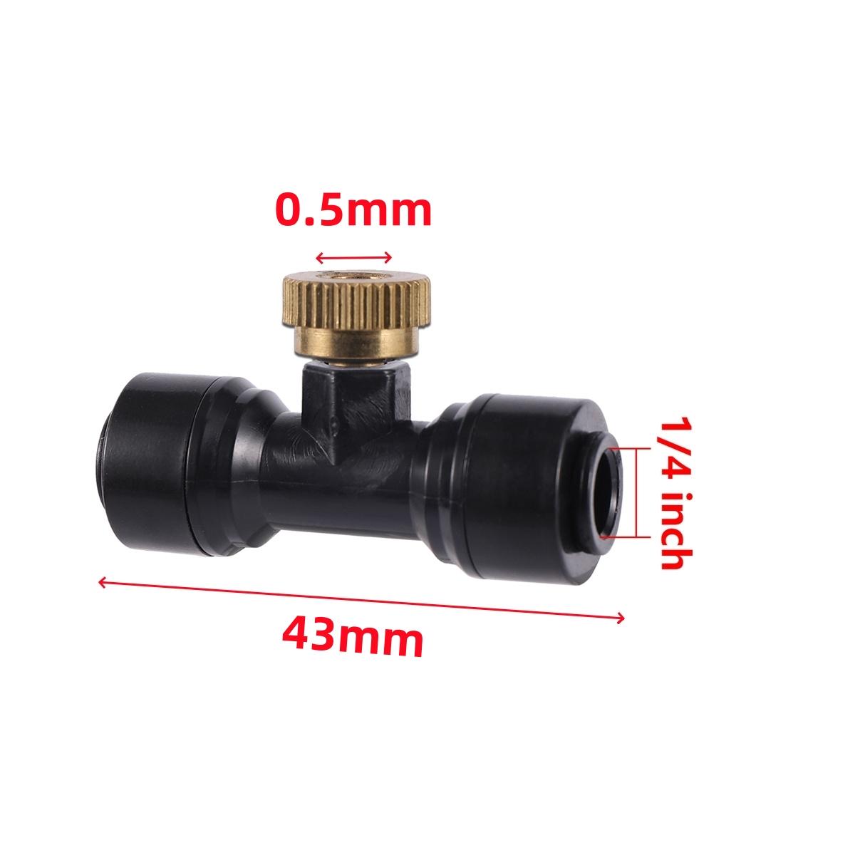 3/16 Thread Interface Orifice 0.2-0.5mm Copper Misting Nozzle&1/4 Pipe Nozzle Seat Tee Joint Kit Garden Fogging Sprayer 2 Sets
3/16 Thread Interface Orifice 0.2-0.5mm Copper Misting Nozzle&1/4 Pipe Nozzle Seat Tee Joint Kit Garden Fogging Sprayer 2 Sets