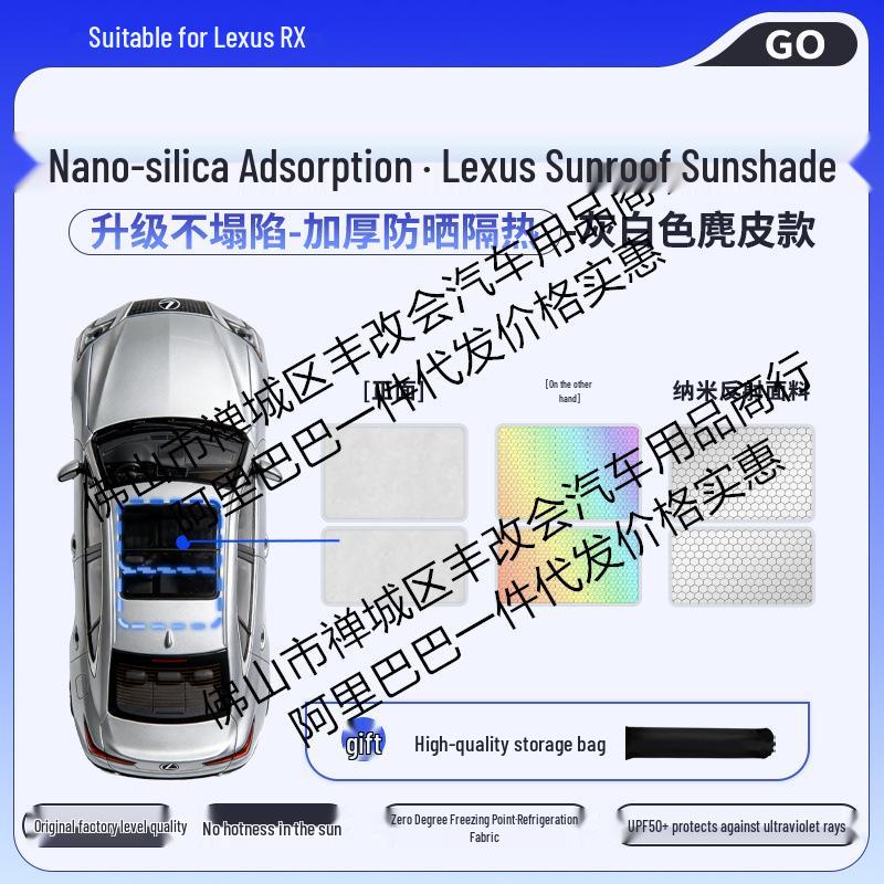 Lexus RX/ZX Silicone Honeycomb Color-Changing Sunroof Sunshade for Heat Insulation
Lexus RX/ZX Silicone Honeycomb Color-Changing Sunroof Sunshade for Heat Insulation
