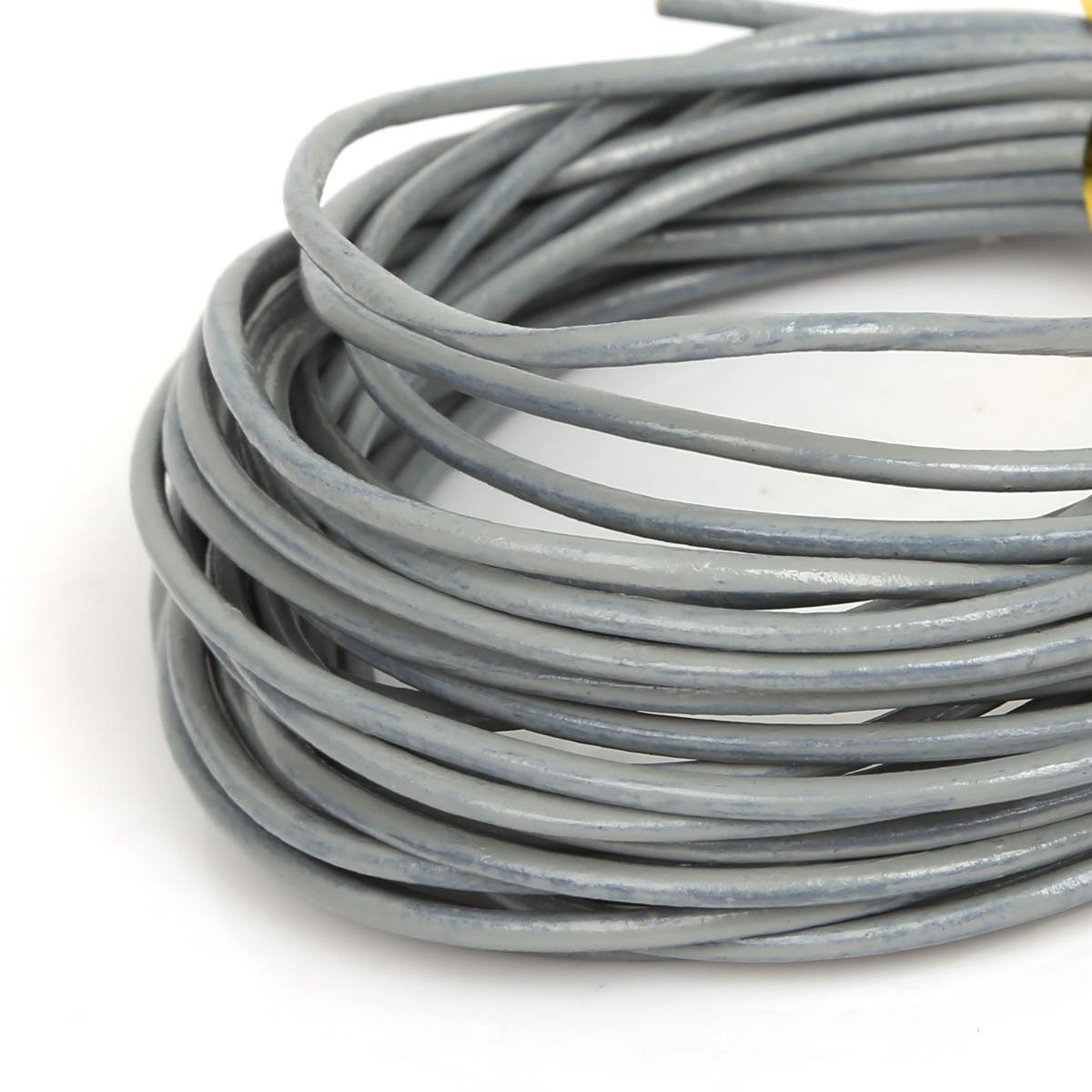 Натуральная круглая кожаная нить для изготовления браслетов, ювелирных изделий, DIY, шнур, шнур 2mm 5M серый
Натуральная круглая кожаная нить для изготовления браслетов, ювелирных изделий, DIY, шнур, шнур 2mm 5M серый