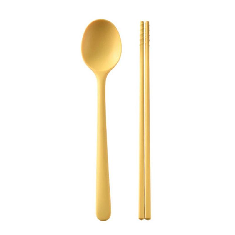 2Pcs Silicone Flatware Cutlery Set Sushi Sticks Coffee Tea Spoons Set Dinnerware Korean Chopsticks Dessert Spoon Tableware Set жовтий
2Pcs Silicone Flatware Cutlery Set Sushi Sticks Coffee Tea Spoons Set Dinnerware Korean Chopsticks Dessert Spoon Tableware Set жовтий