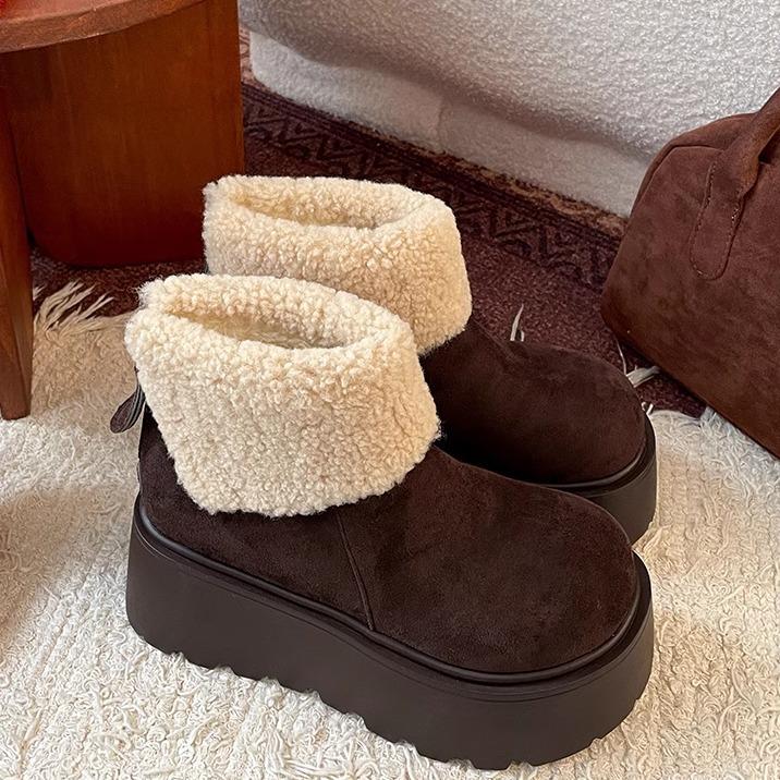 Northeast white heightening velvet thickened thick-soled snow boots women s 2026 new winter warm and non-slip cotton shoes 40 темно-коричневого кольору
Northeast white heightening velvet thickened thick-soled snow boots women s 2026 new winter warm and non-slip cotton shoes 40 темно-коричневого кольору