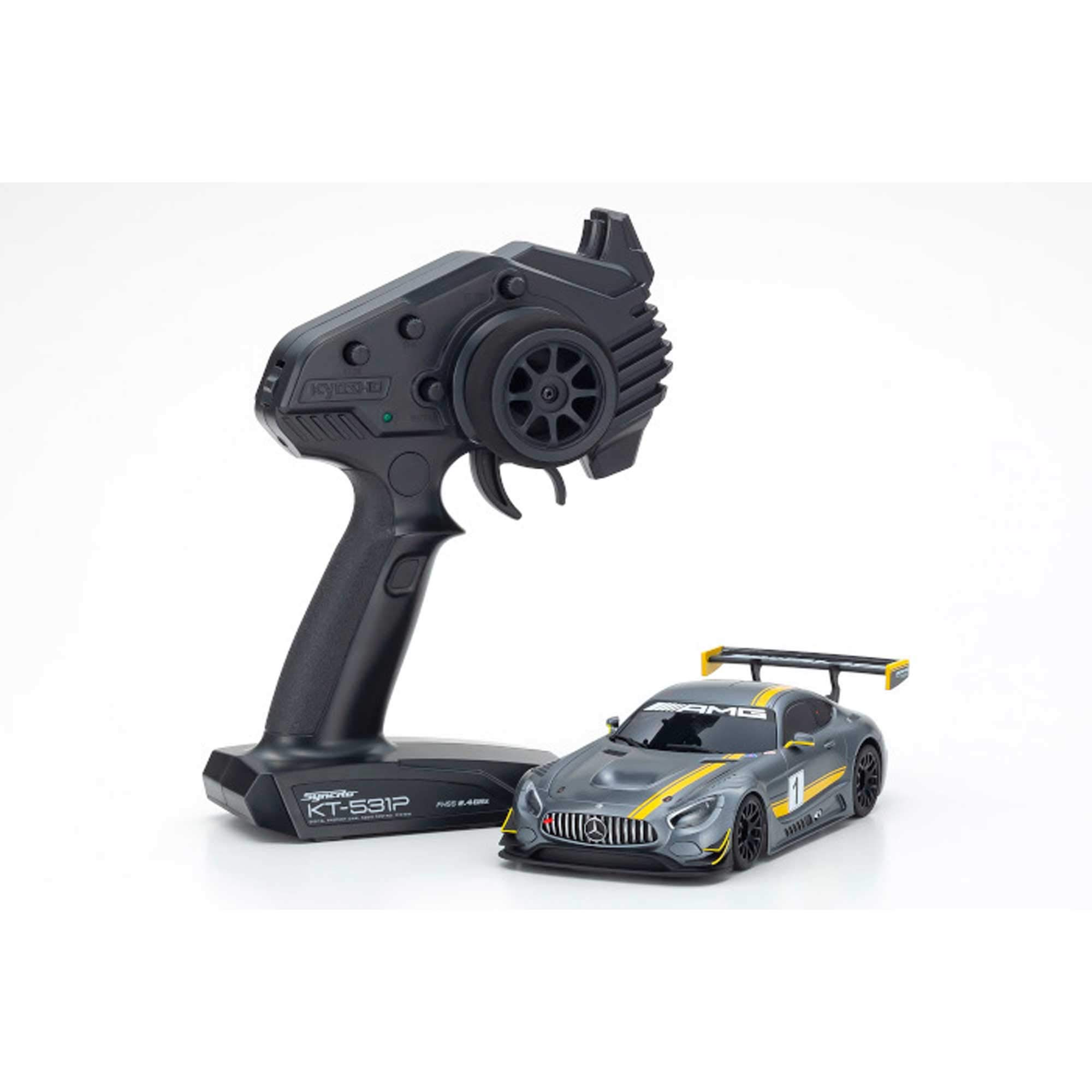 Kyosho Electric Radio Control Readyset Mercedes AMG GT3 Presentation Car 32338GY Серый/Желтый
Kyosho Electric Radio Control Readyset Mercedes AMG GT3 Presentation Car 32338GY Серый/Желтый