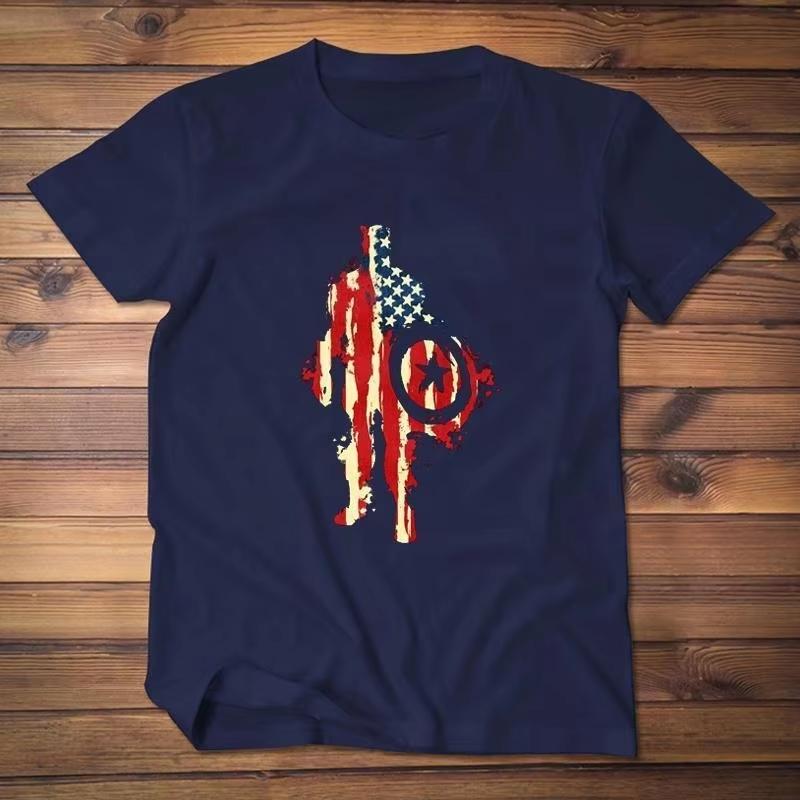 Marvel Genuine Authorized High-quality Captain America T-shirt Avengers Printed T-shirt Men s and Women s Loose Short Sleeves S
Marvel Genuine Authorized High-quality Captain America T-shirt Avengers Printed T-shirt Men s and Women s Loose Short Sleeves S