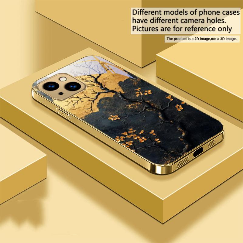 Золота гілка з квітами Для IPhone 17Pro Max 16 17 Pro 15 Pro 14 13 Plus 12 Mini 11Pro Max XR 16E 17Air Золотий скляний чохол для телефону iPhone 15 Pro Max
Золота гілка з квітами Для IPhone 17Pro Max 16 17 Pro 15 Pro 14 13 Plus 12 Mini 11Pro Max XR 16E 17Air Золотий скляний чохол для телефону iPhone 15 Pro Max