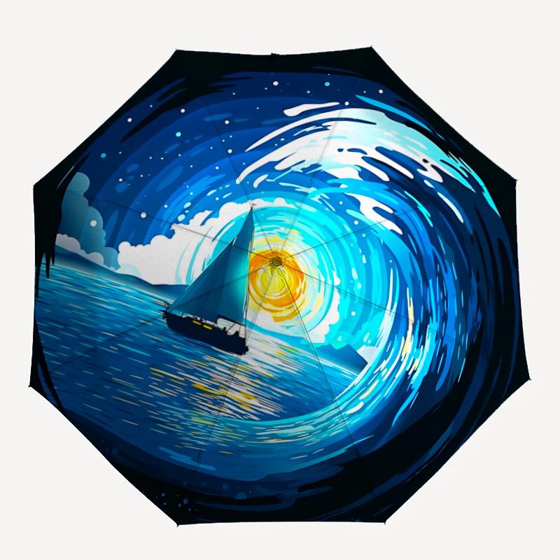 1pc Sailboat Sunset Automatic Folding Umbrella - 8-Rib Compact Travel Umbrella Durable & Portable for Outdoor Use, Perfect Gift for Birthdays065
1pc Sailboat Sunset Automatic Folding Umbrella - 8-Rib Compact Travel Umbrella Durable & Portable for Outdoor Use, Perfect Gift for Birthdays065